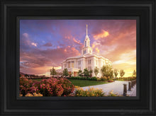 Load image into Gallery viewer, Payson Temple He Remembers The One Open Edition Canvas / 12 X 18 Black Frame Art
