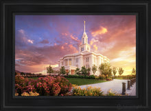 Load image into Gallery viewer, Payson Temple He Remembers The One Open Edition Canvas / 24 X 36 Black Frame Art
