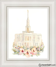 Load image into Gallery viewer, Payson Watercolor Open Edition Canvas / 11 X 14 White Frame Art
