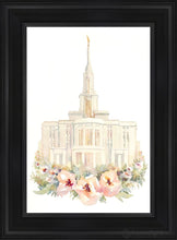 Load image into Gallery viewer, Payson Watercolor Open Edition Canvas / 14 X 21 Black Frame Art
