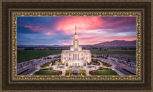Load image into Gallery viewer, Payson West Evening Aerial Open Edition Canvas / 36 X 18 Frame M 27 3/4 45 Art
