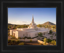 Load image into Gallery viewer, Phoenix Evening Warmth Aerial Open Edition Canvas / 11 X 14 Black Frame Art

