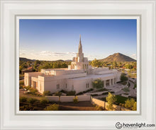 Load image into Gallery viewer, Phoenix Evening Warmth Aerial Open Edition Canvas / 11 X 14 White Frame Art
