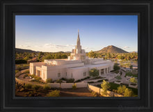 Load image into Gallery viewer, Phoenix Evening Warmth Aerial Open Edition Canvas / 24 X 36 Black Frame Art
