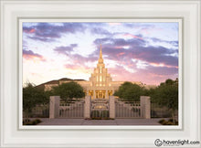 Load image into Gallery viewer, Phoenix Sunrise Glow Open Edition Canvas / 14 X 21 White Frame Art
