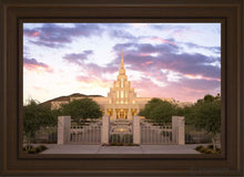Load image into Gallery viewer, Phoenix Sunrise Glow Open Edition Canvas / 20 X 30 Brown Frame Art
