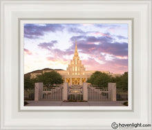 Load image into Gallery viewer, Phoenix Sunrise Glow Open Edition Canvas / 8 X 10 White Frame Art

