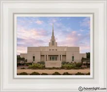 Load image into Gallery viewer, Phoenix Temple Spring Is Here Open Edition Canvas / 8 X 10 White Frame Art
