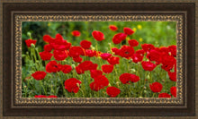 Load image into Gallery viewer, Plate 2 - Poppies In Abundance Open Edition Canvas / 36 X 18 Frame M 27 3/4 45 Art
