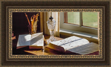 Load image into Gallery viewer, Plate 3 - Whitmer Window Scriptures Open Edition Canvas / 36 X 18 Frame M 27 3/4 45 Art
