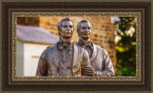 Load image into Gallery viewer, Plate 4 - Joseph And Hyrum At Carthage Open Edition Canvas / 36 X 18 Frame M 27 3/4 45 Art
