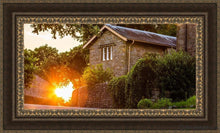 Load image into Gallery viewer, Plate 5 - Entering Downham Village At Sunset Open Edition Canvas / 36 X 18 Frame M 27 3/4 45 Art
