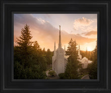 Load image into Gallery viewer, Portland High Glow Open Edition Canvas / 11 X 14 Black Frame Art
