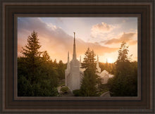 Load image into Gallery viewer, Portland High Glow Open Edition Canvas / 14 X 21 Brown Frame Art
