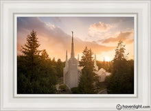 Load image into Gallery viewer, Portland High Glow Open Edition Canvas / 14 X 21 White Frame Art
