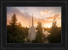 Load image into Gallery viewer, Portland High Glow Open Edition Canvas / 24 X 36 Black Frame Art

