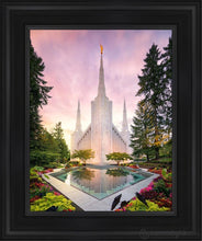 Load image into Gallery viewer, Portland Pastel Open Edition Canvas / 11 X 14 Black Frame Art
