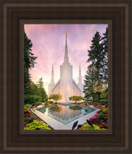 Load image into Gallery viewer, Portland Pastel Open Edition Canvas / 8 X 10 Brown Frame Art
