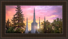 Load image into Gallery viewer, Portland Sunrise Open Edition Canvas / 15 X 30 Brown Frame Art
