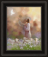 Load image into Gallery viewer, Prince Of Peace Open Edition Canvas / 11 X 14 Black Frame Art
