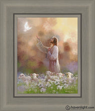 Load image into Gallery viewer, Prince Of Peace Open Edition Canvas / 8 X 10 Gray Frame Art

