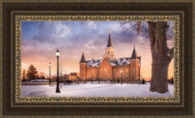 Load image into Gallery viewer, Provo Cc Winter Wonderland Open Edition Canvas / 36 X 18 Frame M 27 3/4 45 Art
