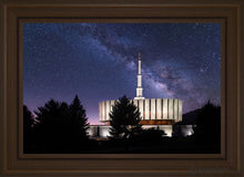 Load image into Gallery viewer, Provo Celestial Open Edition Canvas / 20 X 30 Brown Frame Art
