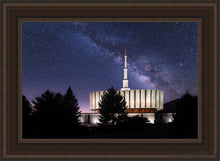 Load image into Gallery viewer, Provo Celestial Open Edition Canvas / 24 X 36 Brown Frame Art
