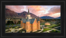 Load image into Gallery viewer, Provo City Center Aerial Open Edition Canvas / 15 X 30 Black Frame Art
