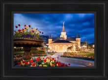 Load image into Gallery viewer, Provo City Center - April Showers Bring May Flowers Open Edition Canvas / 12 X 18 Black Frame Art
