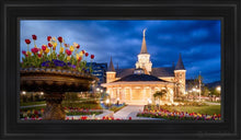 Load image into Gallery viewer, Provo City Center - April Showers Bring May Flowers Open Edition Canvas / 15 X 30 Black Frame Art
