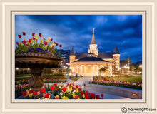 Load image into Gallery viewer, Provo City Center - April Showers Bring May Flowers Open Edition Canvas / 20 X 30 White Frame Art
