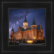 Load image into Gallery viewer, Provo City Center Celestial Open Edition Canvas / 12 X Black Frame Art
