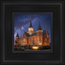 Load image into Gallery viewer, Provo City Center Celestial Open Edition Canvas / 6 X Black Frame Art

