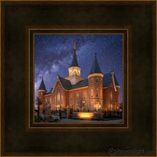 Load image into Gallery viewer, Provo City Center Celestial Open Edition Canvas / 6 X Frame A 10 1/4 Art
