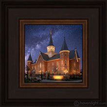Load image into Gallery viewer, Provo City Center Celestial Open Edition Canvas / 6 X Frame N 10 3/4 Art
