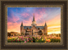 Load image into Gallery viewer, Provo City Center Families Are Forever Open Edition Canvas / 36 X 24 Frame M 33 3/4 45 Art
