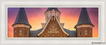 Load image into Gallery viewer, Provo City Center Front Glow Open Edition Canvas / 12 X 36 White Frame Art
