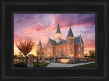 Load image into Gallery viewer, Provo City Center - Like A Fire Is Burning Open Edition Canvas / 12 X 18 Black Frame Art
