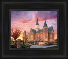 Load image into Gallery viewer, Provo City Center - Like A Fire Is Burning Open Edition Canvas / 8 X 10 Black Frame Art
