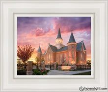 Load image into Gallery viewer, Provo City Center - Like A Fire Is Burning Open Edition Canvas / 8 X 10 White Frame Art
