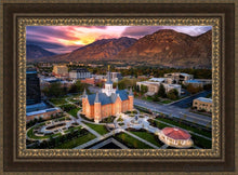 Load image into Gallery viewer, Provo City Center Northeast Aerial Open Edition Canvas / 36 X 24 Frame M 33 3/4 45 Art
