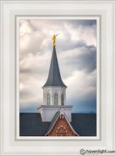 Load image into Gallery viewer, Provo City Center Steeple Open Edition Canvas / 12 X 18 White Frame Art
