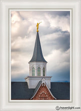 Load image into Gallery viewer, Provo City Center Steeple Open Edition Canvas / 24 X 36 White Frame Art
