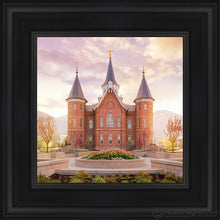 Load image into Gallery viewer, Provo City Center Sunrise Open Edition Canvas / 12 X Black Frame Art
