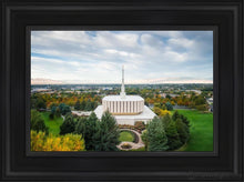 Load image into Gallery viewer, Provo Day Aerial Open Edition Canvas / 12 X 18 Black Frame Art
