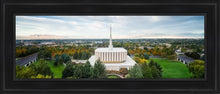 Load image into Gallery viewer, Provo Day Aerial Open Edition Canvas / 12 X 36 Black Frame Art
