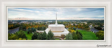 Load image into Gallery viewer, Provo Day Aerial Open Edition Canvas / 12 X 36 White Frame Art
