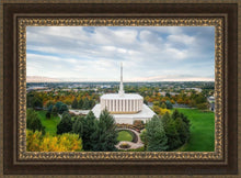 Load image into Gallery viewer, Provo Day Aerial Open Edition Canvas / 36 X 24 Frame M 33 3/4 45 Art
