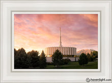 Load image into Gallery viewer, Provo I Stand All Amazed Open Edition Canvas / 12 X 18 White Frame Art
